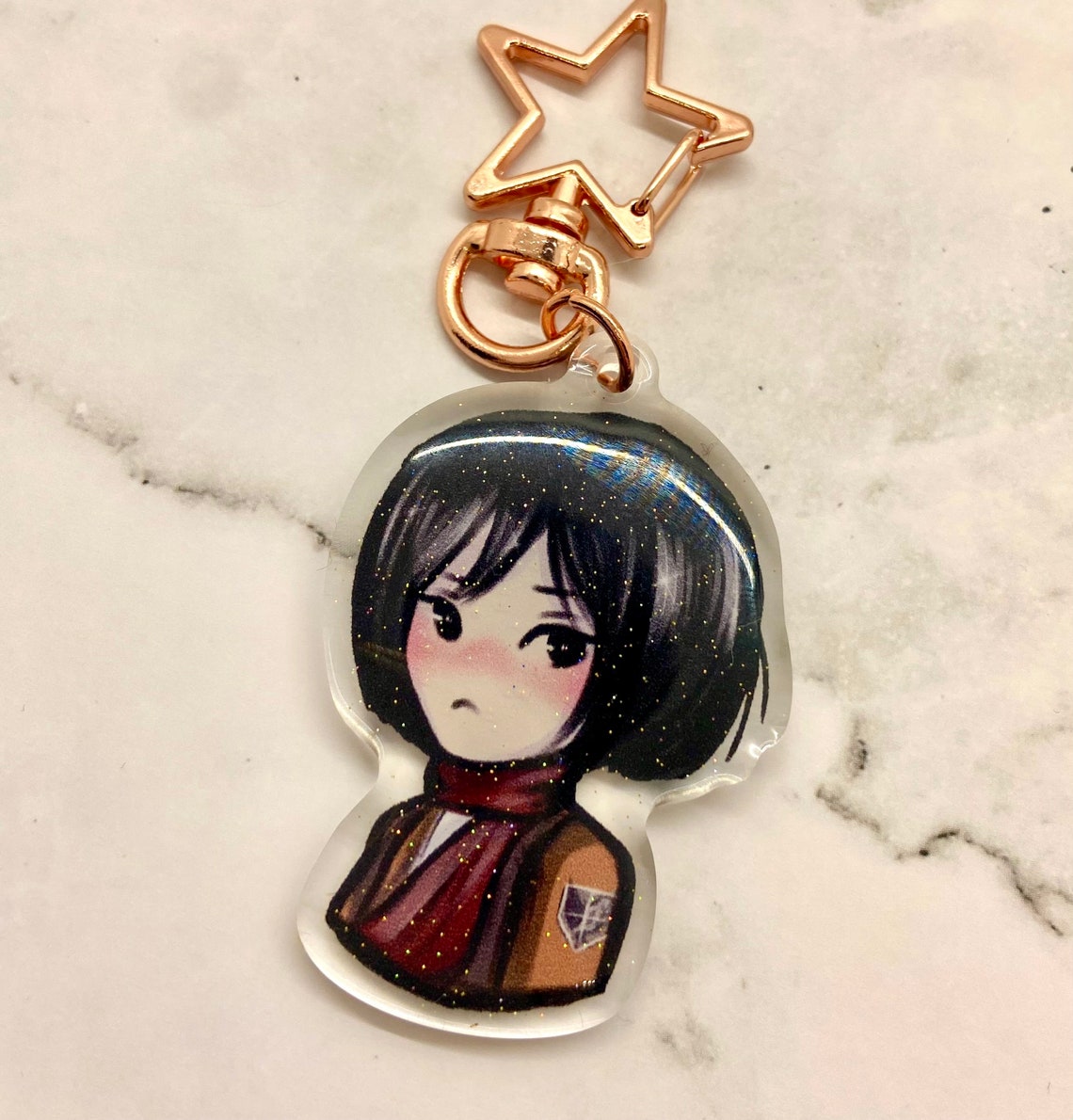 Attack On Titan Acrylic Keychains Etsy