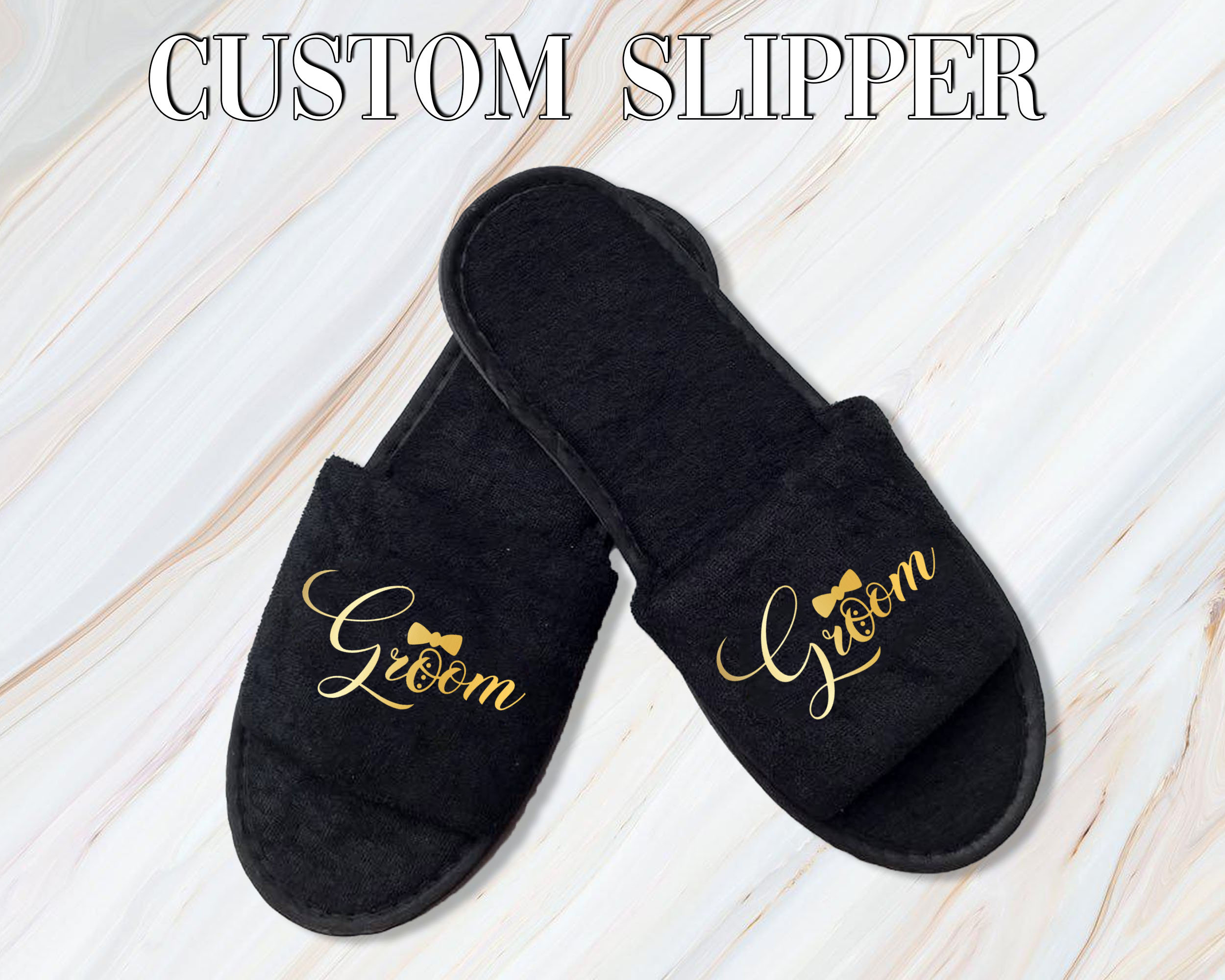 personalized house slippers