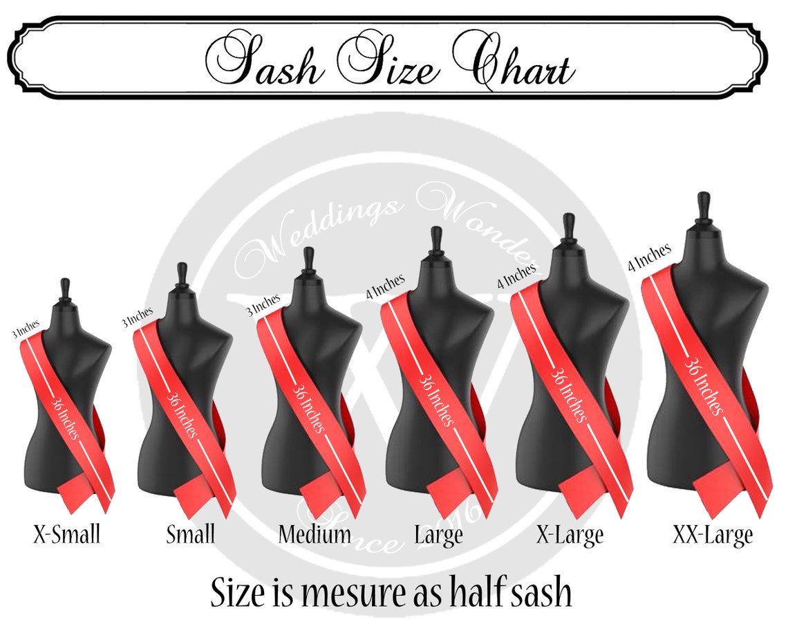 Customize Sash Personalized sash Custom Sash Bridal Sash Etsy