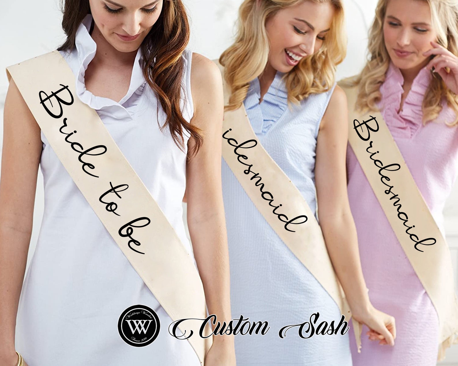Customize Sash Personalized sash Custom Sash Bridal Sash Etsy