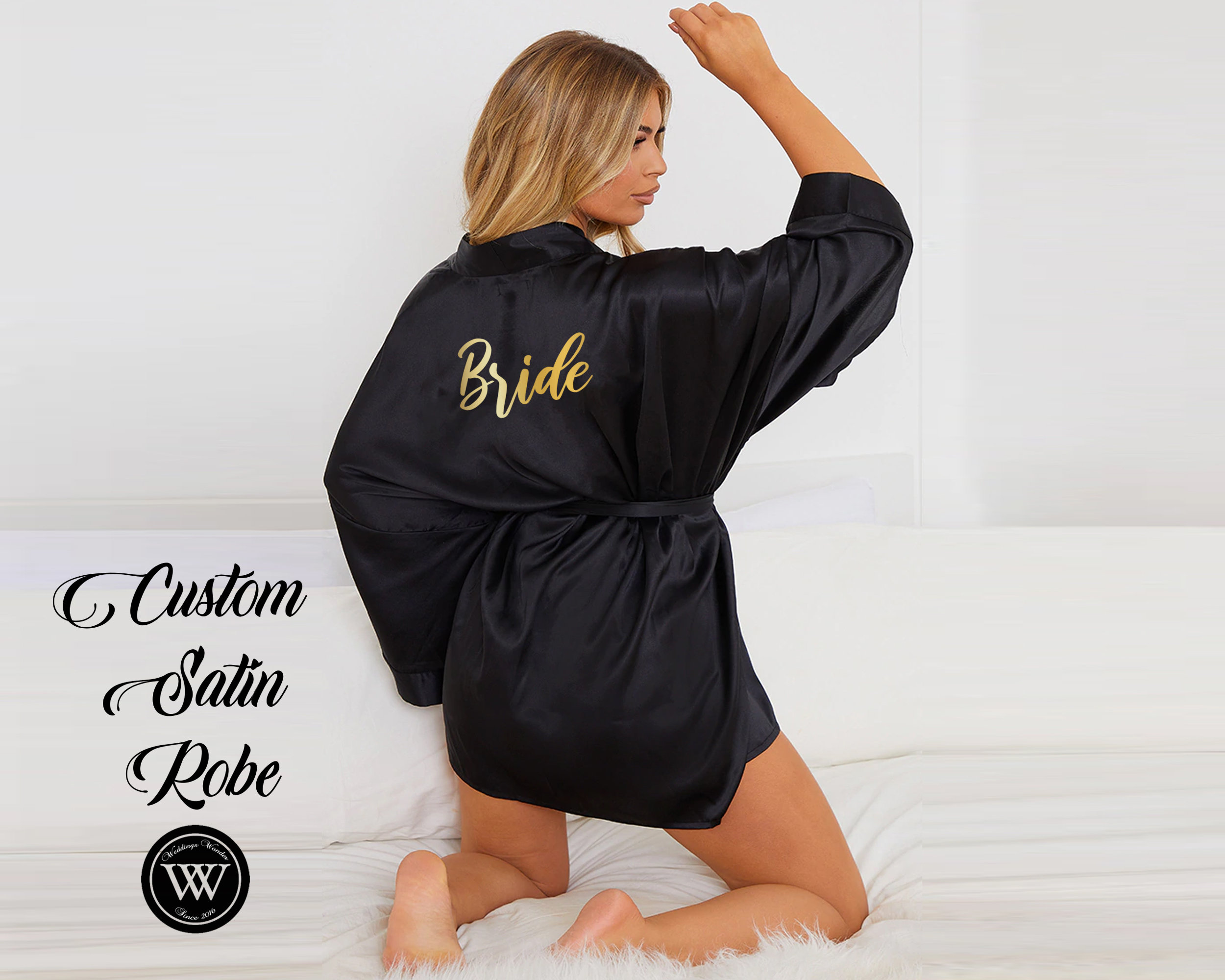 customized bride robe