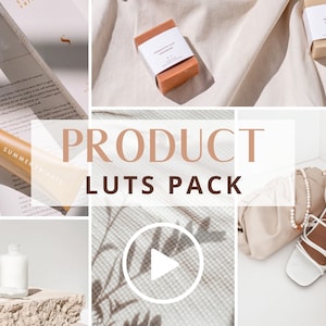 11 PRODUCT VIDEO LUTS| Video Presets for Products| Premiere Pro, DaVinci Resolve, Final Cut, Photoshop| Product Video Editing| Video Filters
