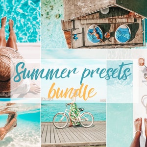 Summer Lightroom Presets Bundle: Mobile & Desktop Filters (Digital Download)