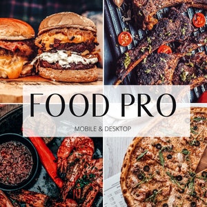 PROFESSIONAL FOOD PHOTOGRAPHY Mobile/Desktop Lightroom Presets| Presets for Food| Food Blogger Presets| Mobile Food Photo Filters