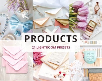 Shopify Product Photo Presets | Bright & Clean Lightroom Filters