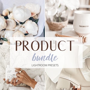 11 Minimalistische Produktfotografie Lightroom Presets (Mobile & Desktop)