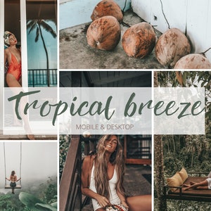 Tropical Lightroom Presets: Summer Travel Filters (Mobile & Desktop)