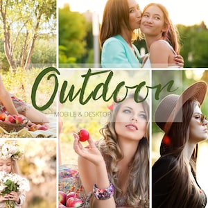 10 OUTDOOR NATURAL CLEAN Mobile & Desktop Lightroom Presets| Spring Summer Outdoor Instagram Presets| Sunrise / Sunset Photo Filters