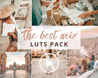 Video-LUT's-bundel | CUBE LUT-bestanden voor CapCut, Premiere Pro en DaVinci Resolve