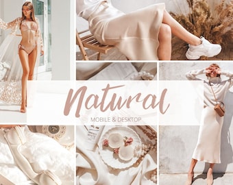 Natural Lightroom Presets: Mobile & Desktop Filters (DNG, XMP)