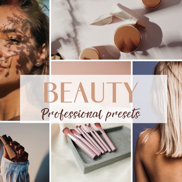 10 BEAUTY Mobile & Desktop Lightroom Presets| Portrait Pro Presets| Face Bright Beauty Vibrant Selfie Makeup Retouch Skin Tone Presets