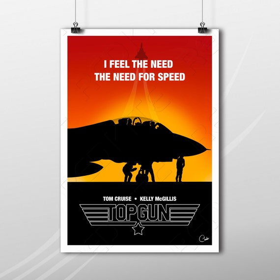 Top Gun | Movie Poster | Top Gun Poster | Iceman | Minimalist 