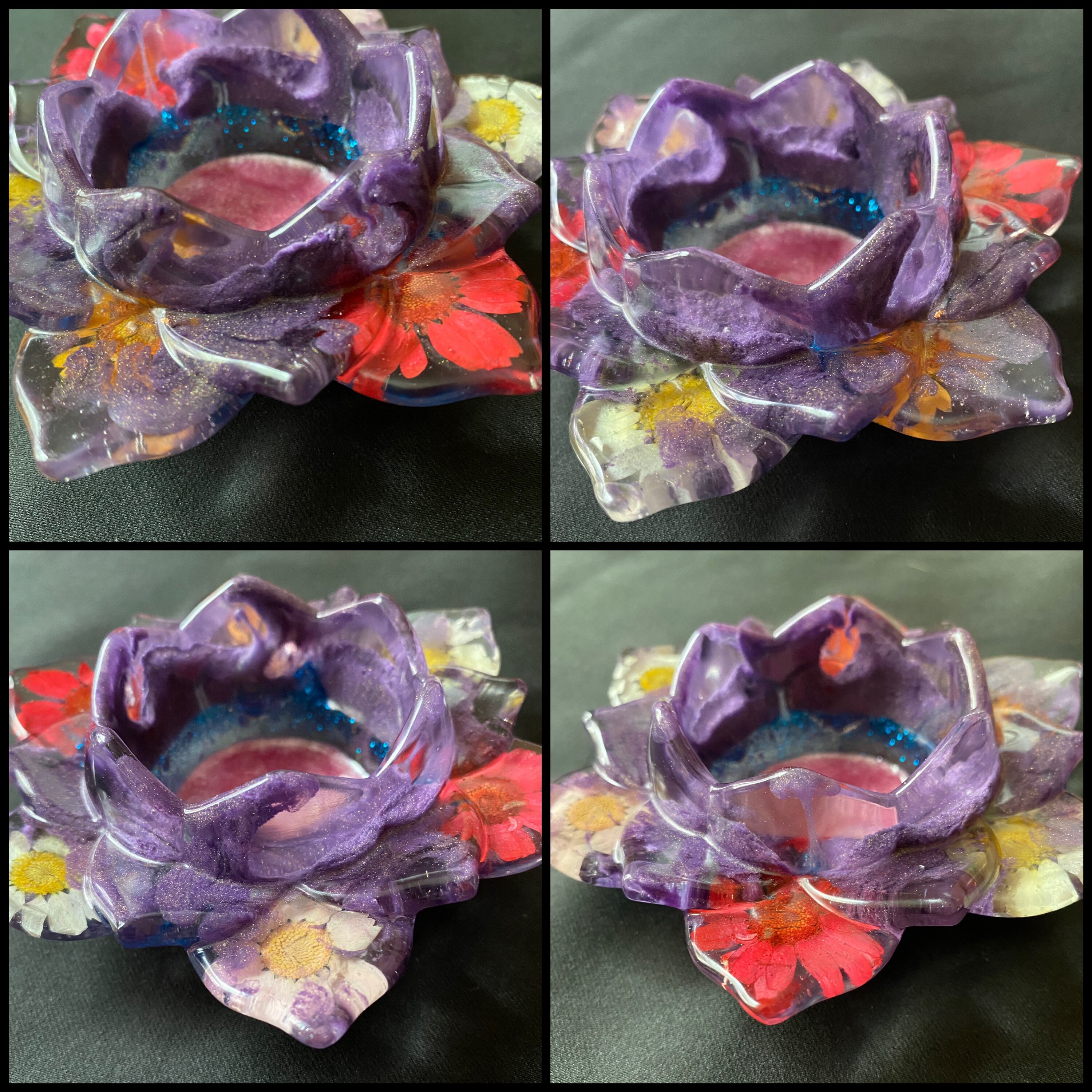 NEW OOAK Resin Jewelry Trinket Holder Etsy