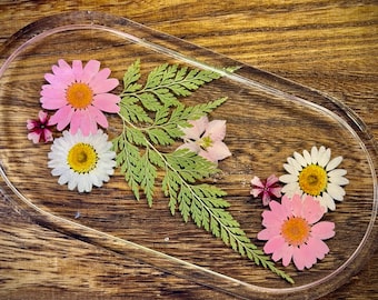 Resin Tray | Dried Flower Trinket Tray
