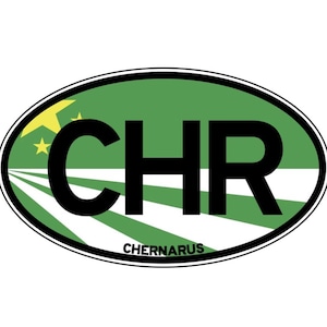 DayZ Chernarus Flagge Country Code Aufkleber Vinyl Aufkleber
