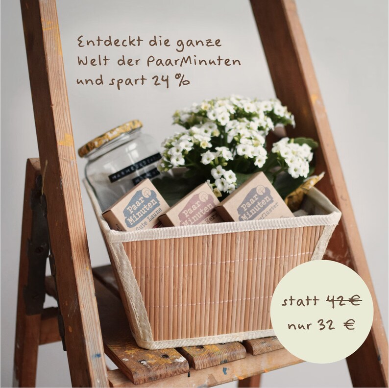 Gesprächskarten für Paare Paarzeit PaarMinuten Dreierpack Geschenkidee für Frauen und Männer zur Hochzeit Jahrestag für Eltern Partner Bild 9