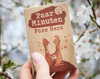 Gesprächsimpulse für Paare | Geschenke für Eltern, Freunde und zur Geburt | Hochzeit Jahrestag Geburtstag | spielerische Nähe zwischendurch