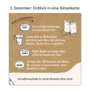 Paarzeit Adventskalender 2023 Edition 4 Neuerscheinung für Leichtigkeit im Advent Geschenk für Frauen und Männer Zweisamkeitsbox Paare Bild 6