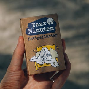 Bettgeflüster für Paare – PaarMinuten Gesprächskarten – Geschenkidee Hochzeitstag, vielfältig, humorvoll, romantisch, Intimität, Nähe, Sex