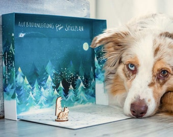 Schnauzberts Winterreise – Adventskalender 2023 | für Verbundenheit mit Hund | Geschenk für Hundebesitzer | Hundeliebhaber | Hund und Mensch