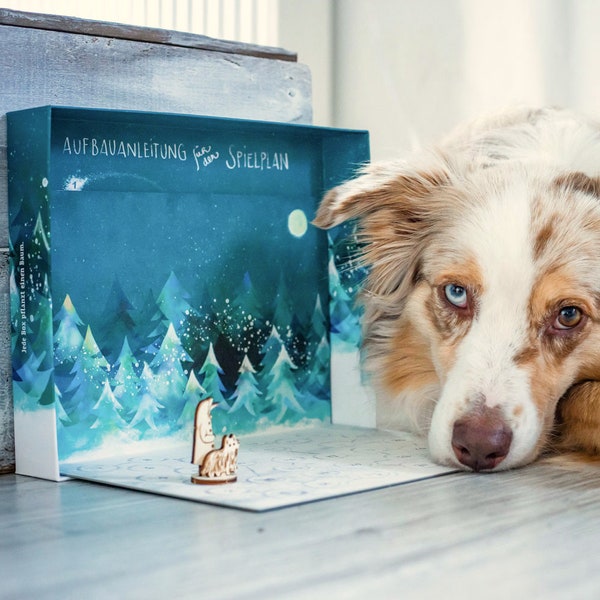 Schnauzberts Winterreise – Adventskalender 2023 | für Verbundenheit mit Hund | Geschenk für Hundebesitzer | Hundeliebhaber | Hund und Mensch