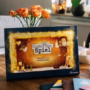 Cooperative game for couples – Couple Time Together Game – Gift idea for Valentine's Day, togetherness & everyday adventures, for women and men