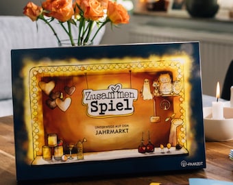 Kooperatives Spiel für Paare – Paarzeit ZusammenSpiel – Geschenkidee zum Valentinstag, Zweisamkeit & Abenteuer im Alltag, für Frauen, Männer