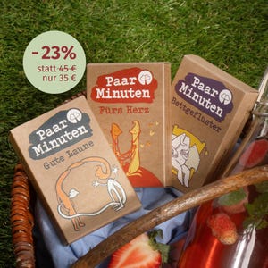 Een bijzonder huwelijksgeschenk voor stellen – Couple Time Couple Minutes Three-Pack – een veelzijdig cadeau-idee voor vrouwen, mannen, ouders en vriendinnen.