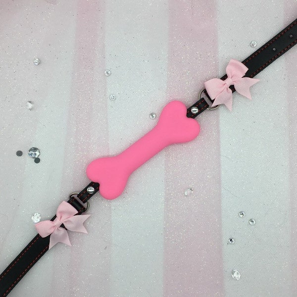 18+ Mature Pet Play Starter Set ! Fox Kitty dog Ears Collar Kitten Cat Anal Butt Plug Tail bdsm ddlg abdl gag pink bone puppy