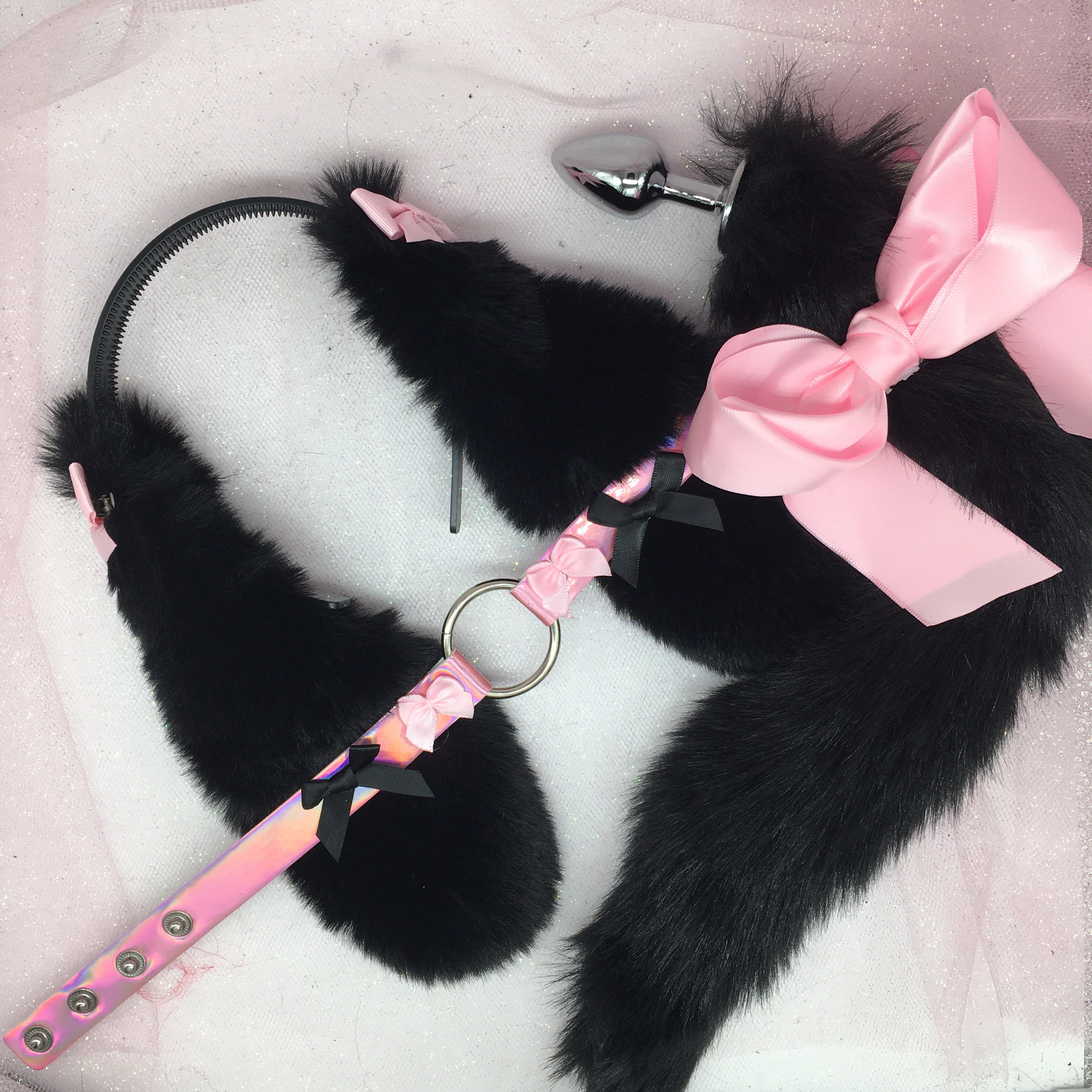 18 Mature Pet Play Starter Set Fox Kitty Dog Pink Black - Etsy Norway