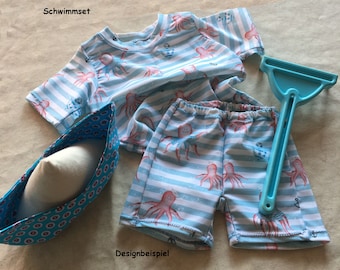 Badesachen, Schwimmset in Größe 68/74 verschiedene Designs für Jungen und Mädchen