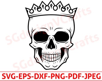 Free Free King Skull Svg 755 SVG PNG EPS DXF File