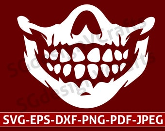 Download Skull Mask Svg Etsy