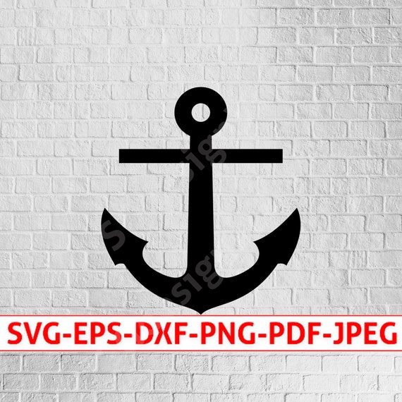 Ancla SVG, Ancla PNG, Ancla DXF, Silueta de ancla, Archivo de corte de ancla,  Svg náutico, Clipart de ancla de barco, Ancla naval Svg -  México