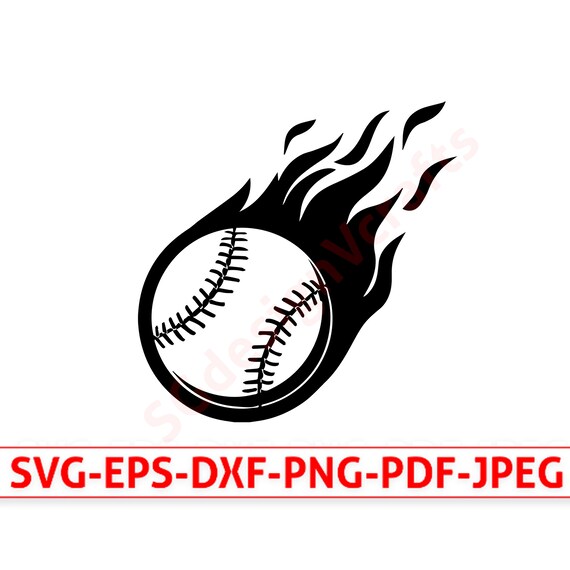 Flaming Baseball SVG, Baseball Clipart, Baseball Slihouette, Flame Baseball  Png - Etsy Ireland