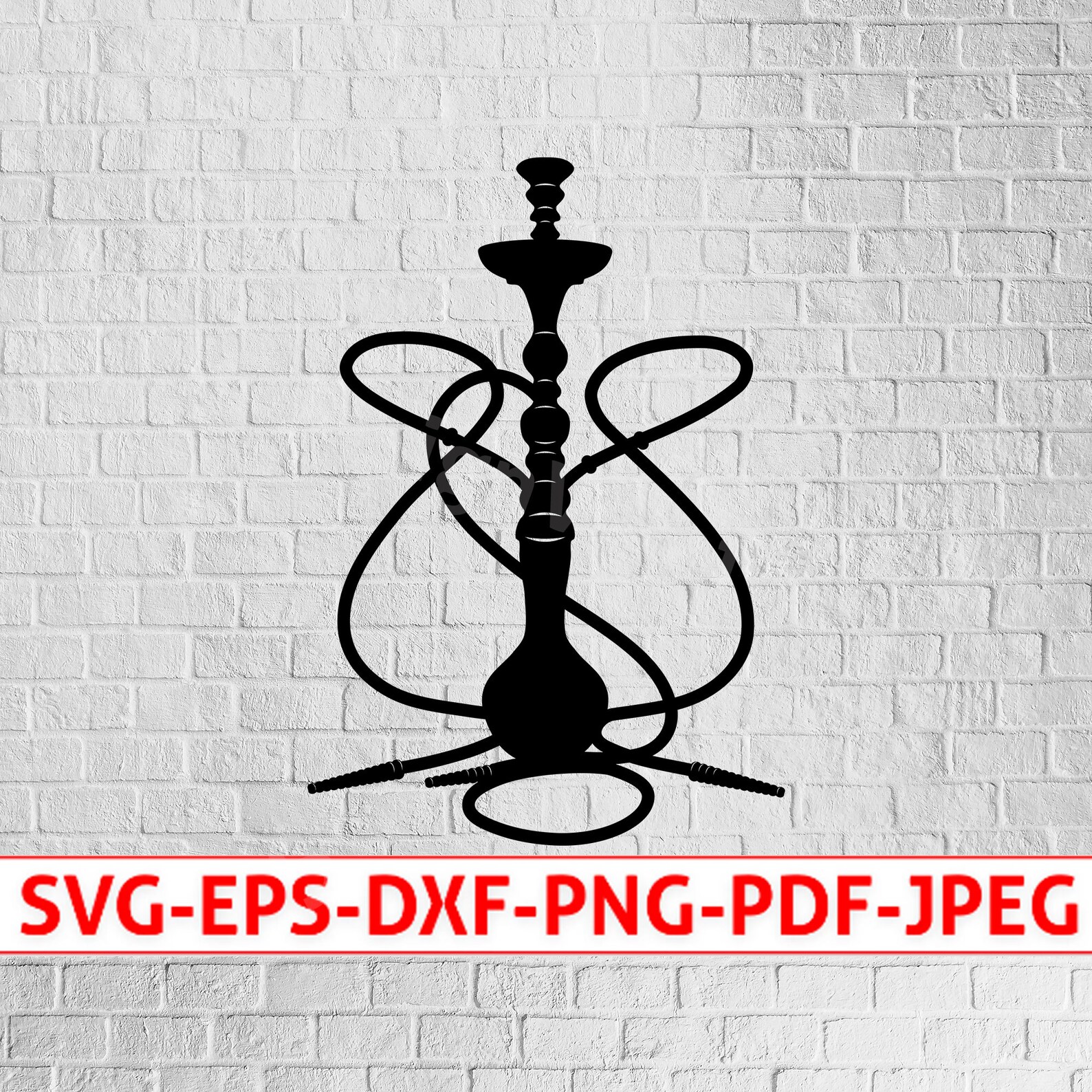 Hookah SVG Hookah PNG Hookah DXF Hookah Cut File Smoke Etsy.de