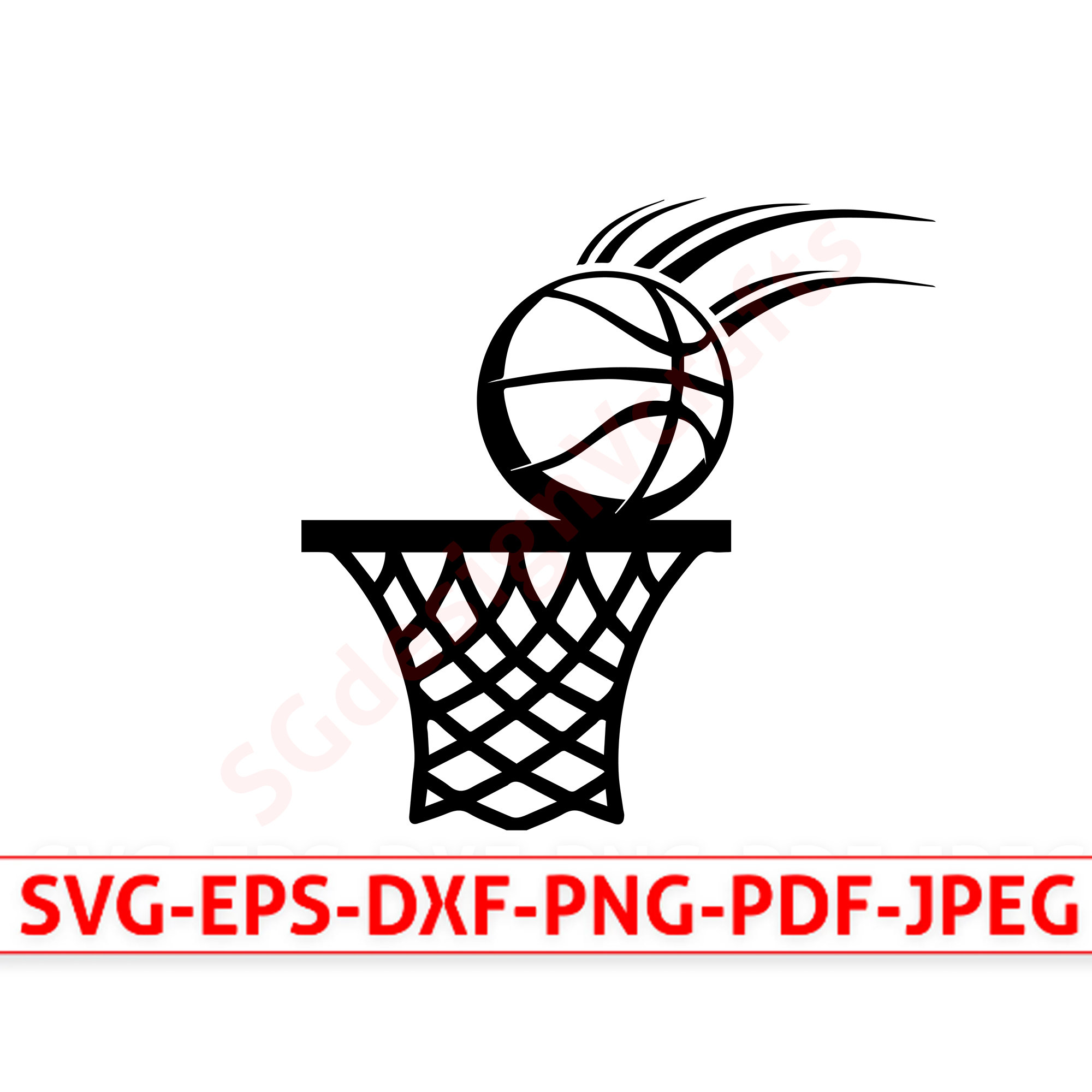 Basketball Hoop Svg / Basketball Hoop Png / Basketball Hoop 
