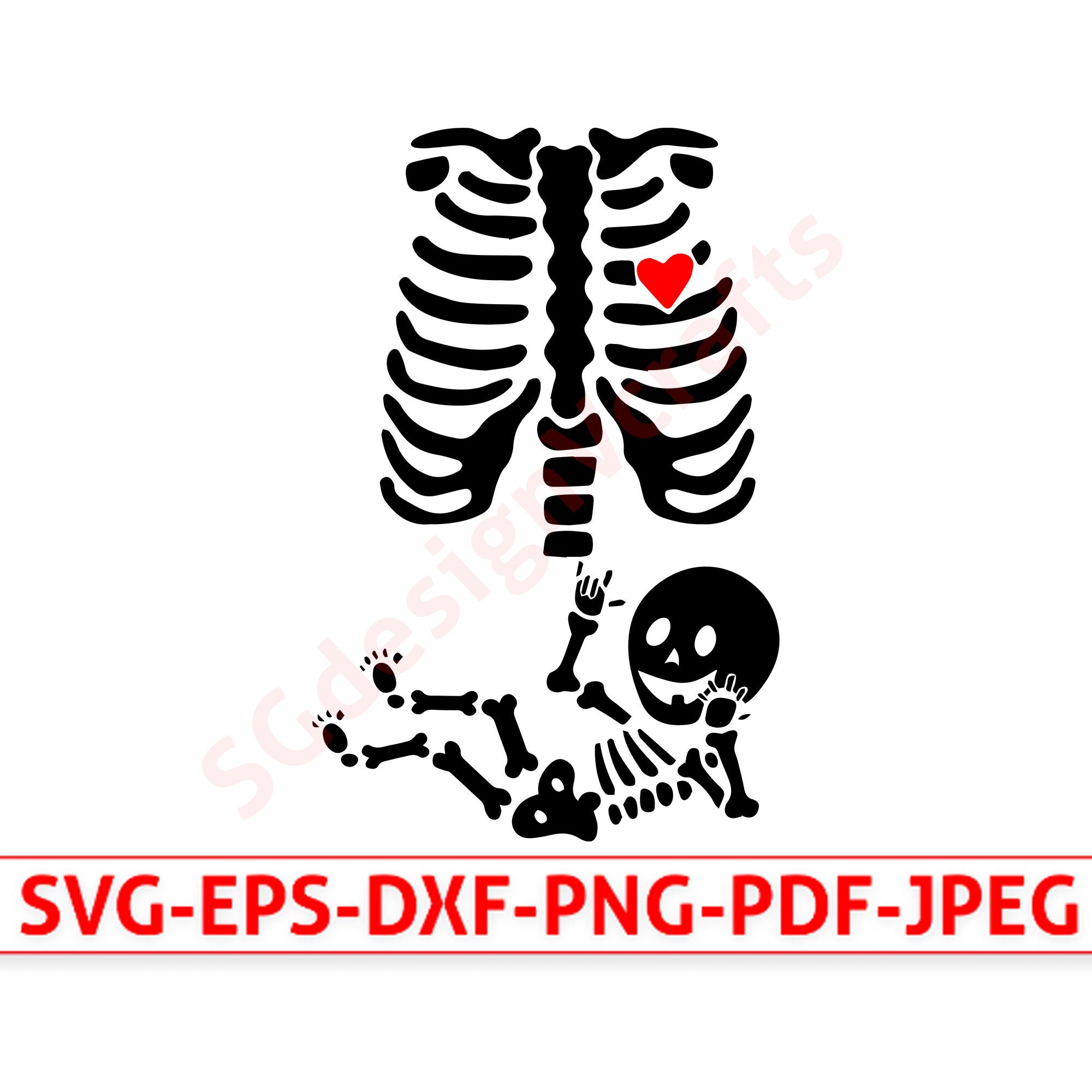 Baby Skeleton SVG Pregnant Skeleton SVG Pregnant Sweatshirts - Etsy