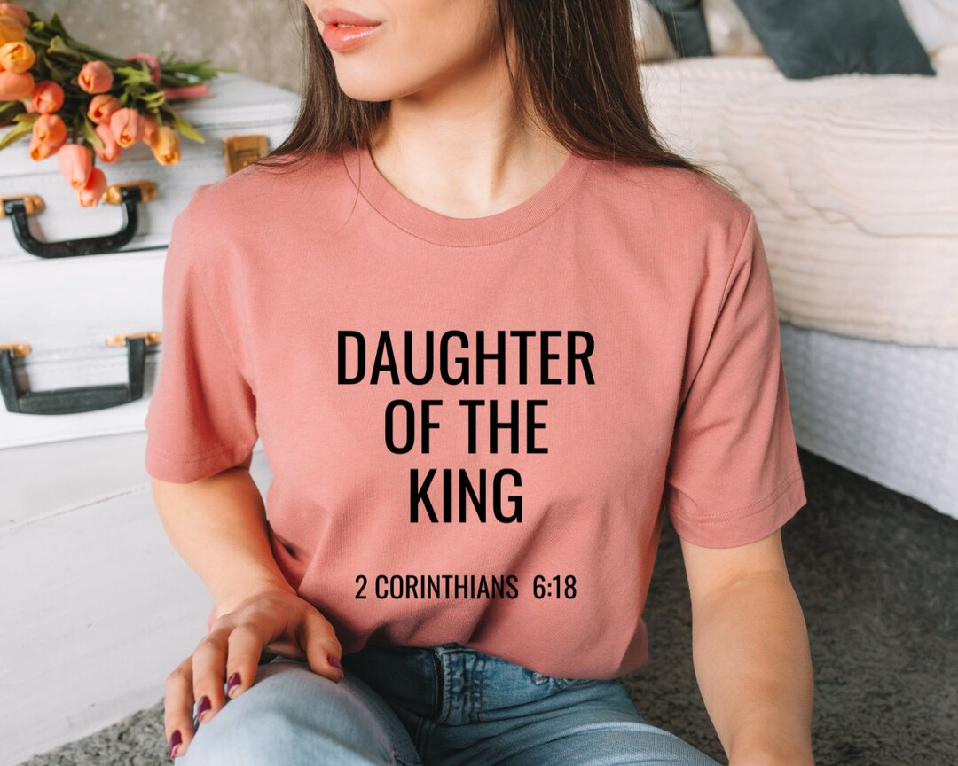 T-shirt Chrétien – Message De Foi – Personnalisable En Couleur Et Taille – 100% Coton – Fait Main Aux USA