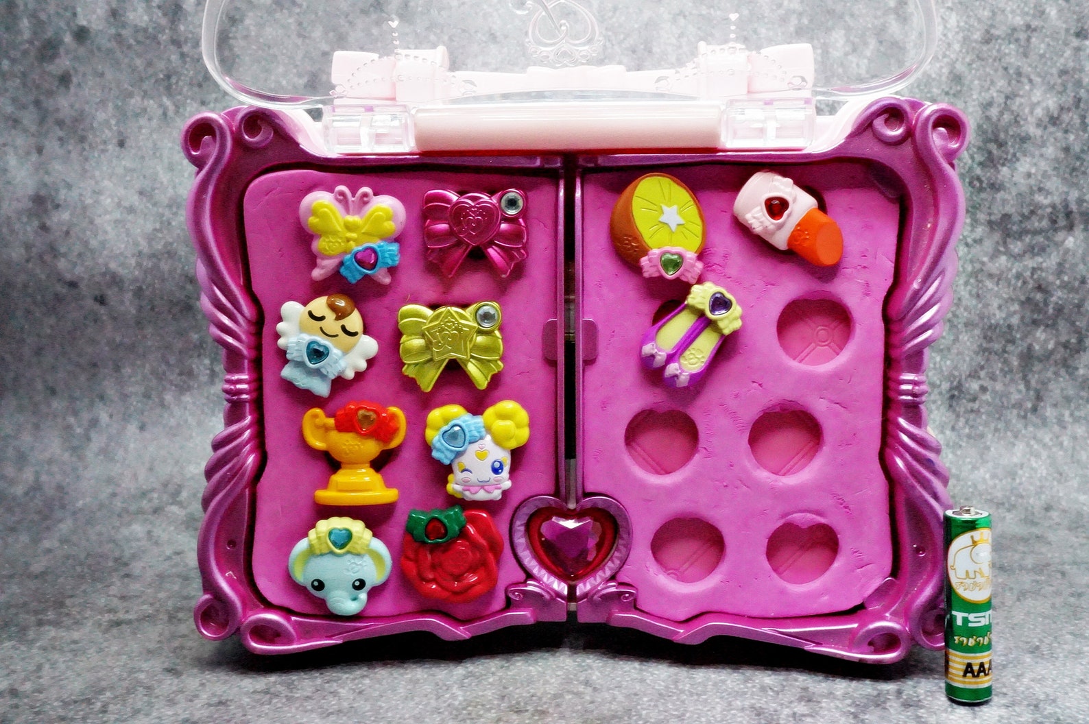 Glitter force Smile Precure Toy Set Chest Charm 11 Pcs Decor Etsy