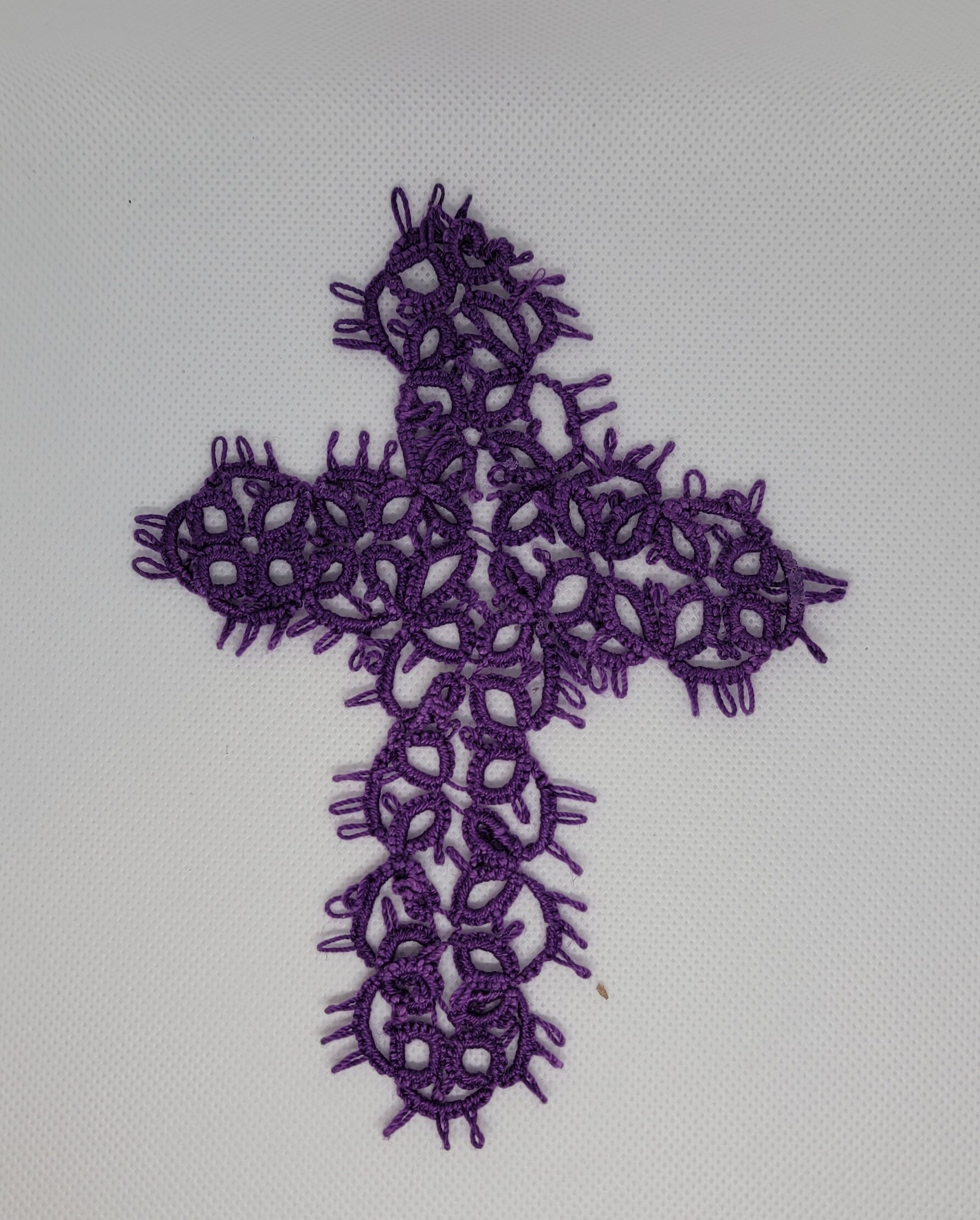 Tatted Cross - Etsy