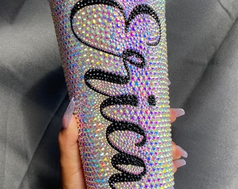 Personalized Bling Tumbler Double Wall Cold Cup