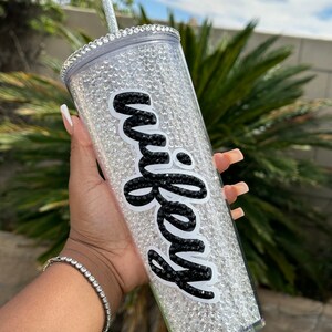 WIFEY Blingy Tumbler with Handle Capacity 40oz