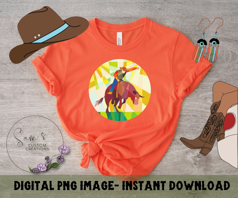 Abstract Rodeo PNG , Western PNG , Cowboy Sublimation - Etsy