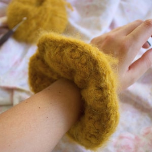 Oversize Scrunchie Handmade Crochet Hair Accessory for Stylish Hairdos Soft and Durable Hair Tie Unique Gift Idea