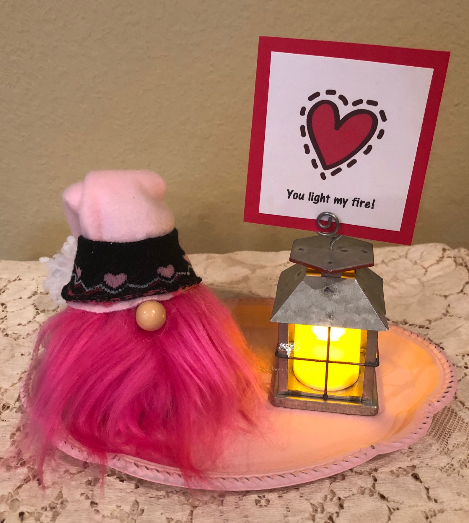 Valentine Gnome Valentines Gnomes Valentines Day Gnome | Etsy