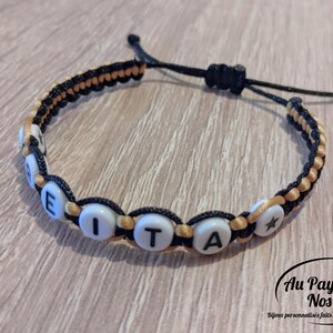 Pulsera de la amistad personalizada, regalo para mejor amiga