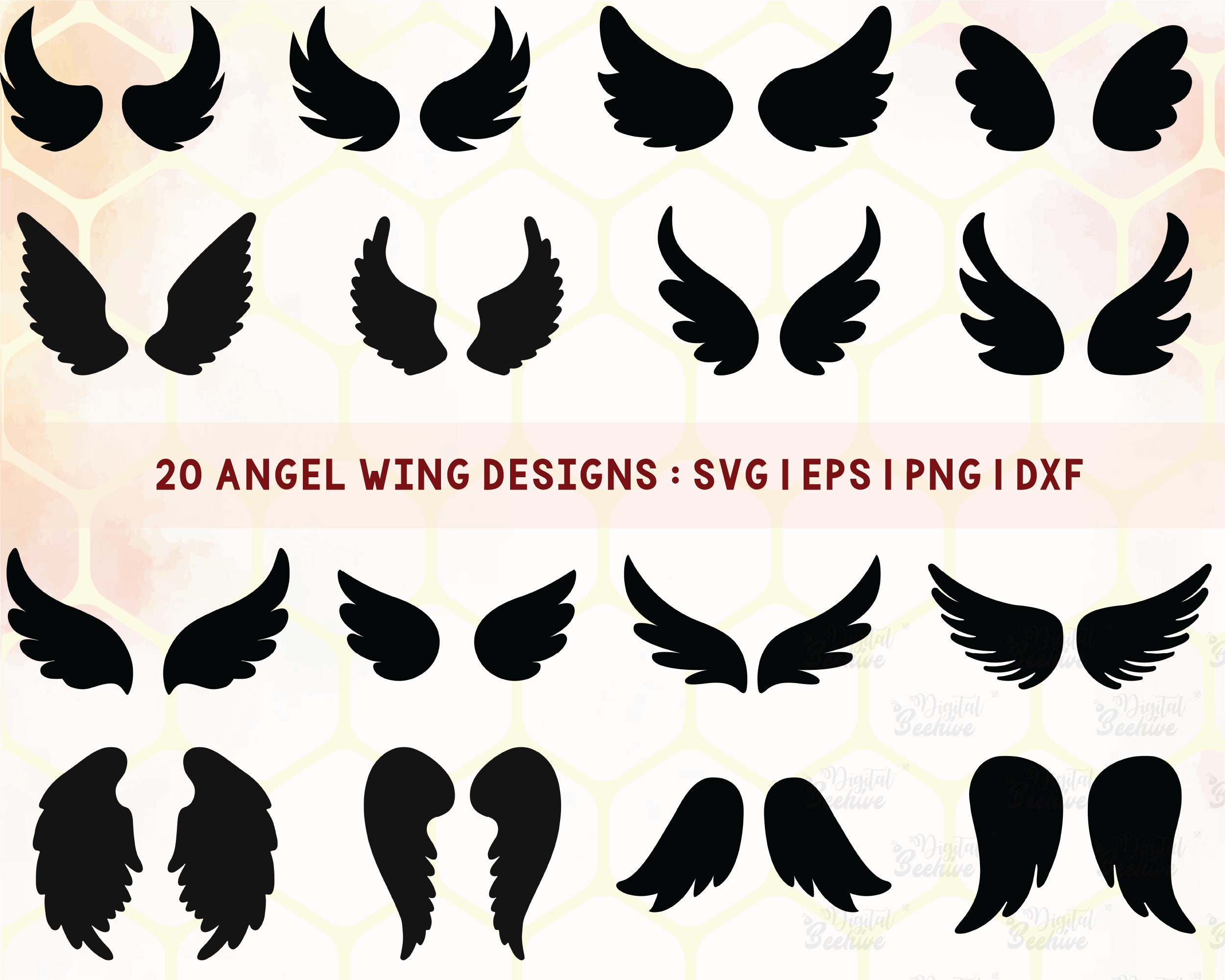 Angel Wings Template Angel Wings Template