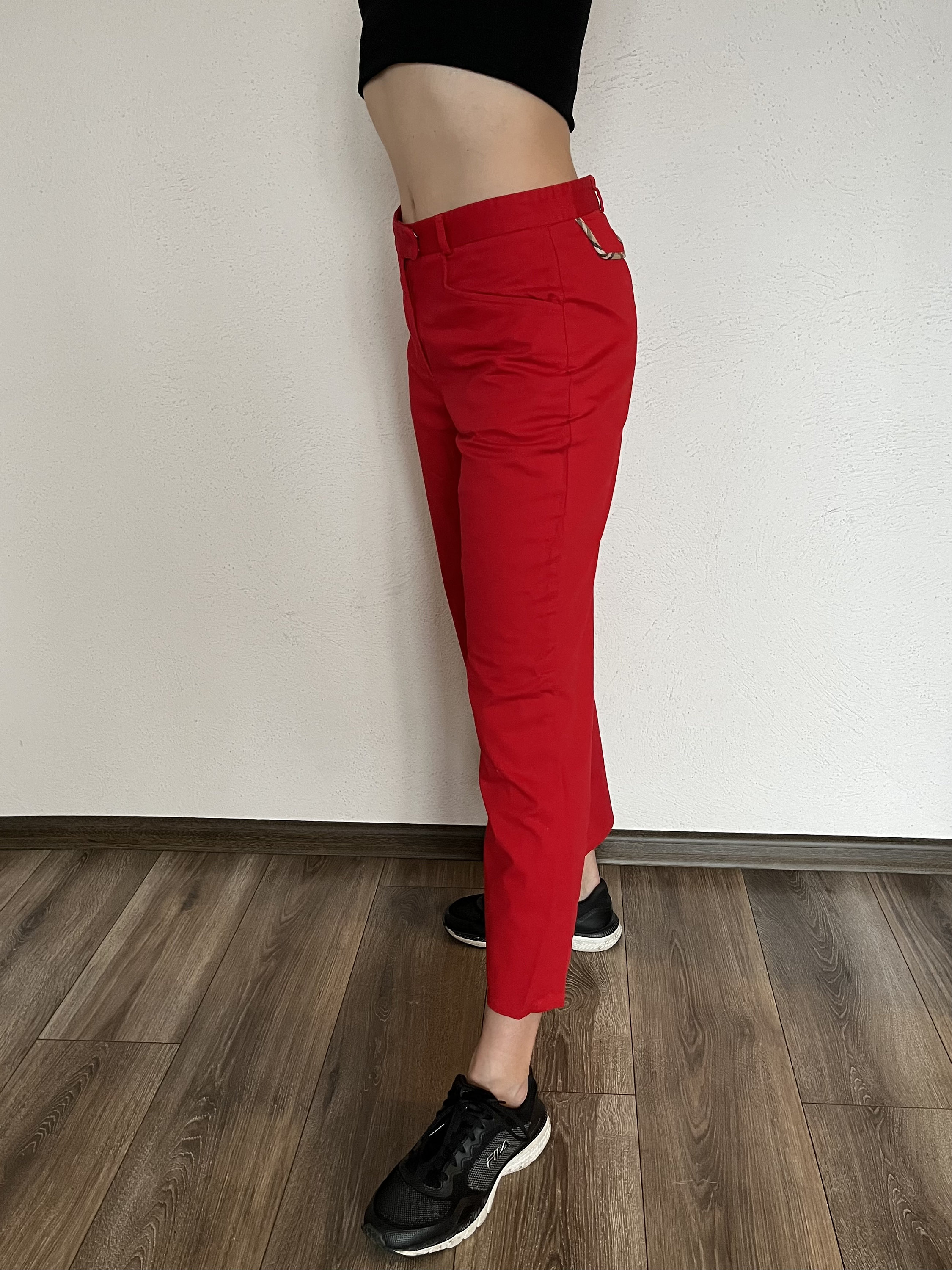 Vintage BURBERRY GOLF Red Cotton Trousers Size 10 - Etsy Canada