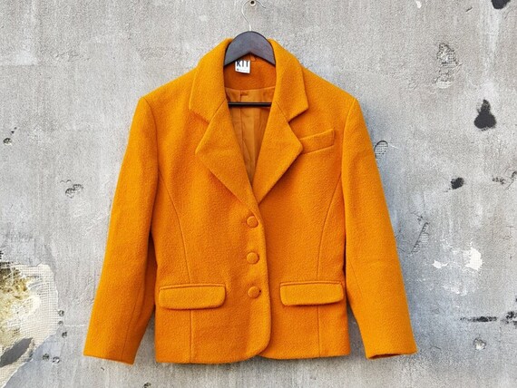 mustard VINTAGE JACKET pure new wool